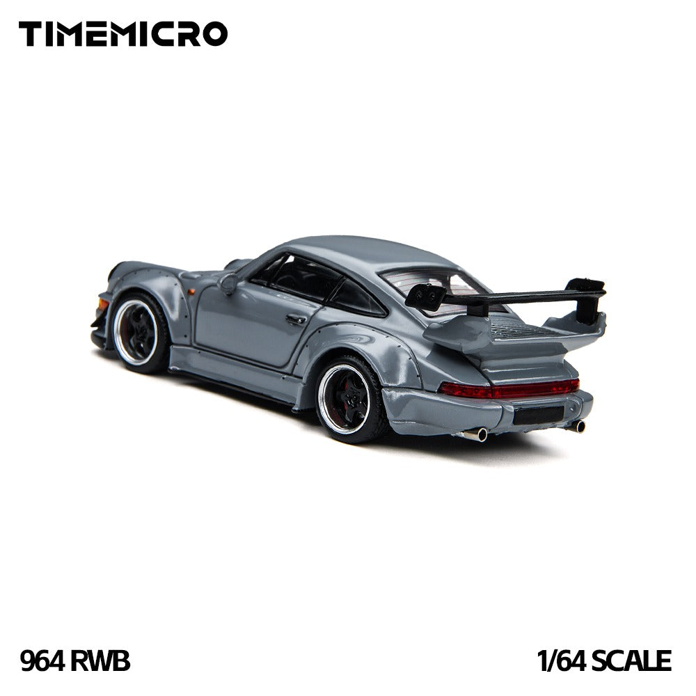 TimeMicro 1:64 RWB 964 Grey Diecast Model
