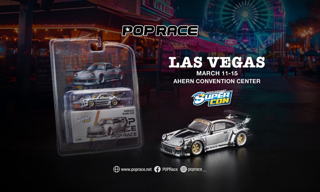 Pop Race 1:64 Supercon Event RWB 930 PRB001