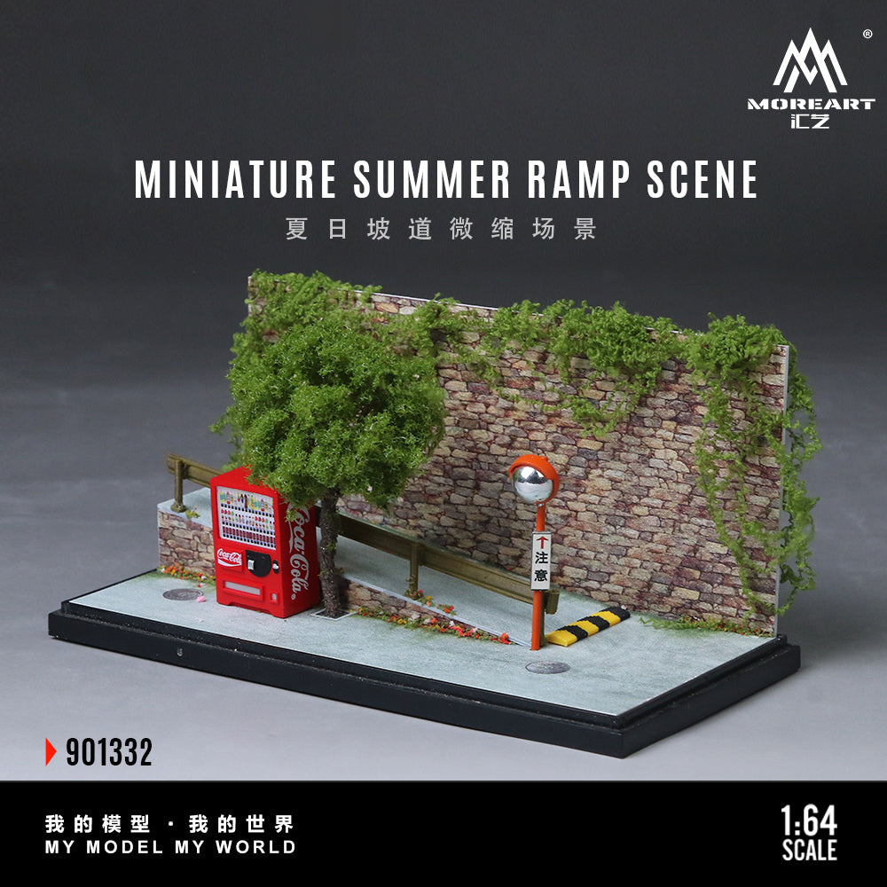 MoreArt 1:64 MINIATURE SUMMER RAMP SCENE MO901332