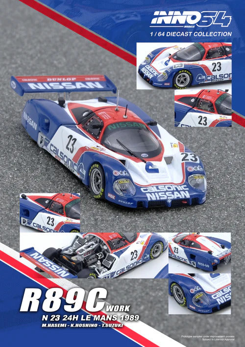 Inno64 R89C LE MANS 1989 No23 Masahiro Hasemi / Kazuyoshi Hoshi