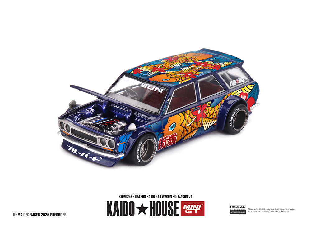 Kaido House Datsun KAIDO 510 Wagon Koi Wagon V1- Blue #248