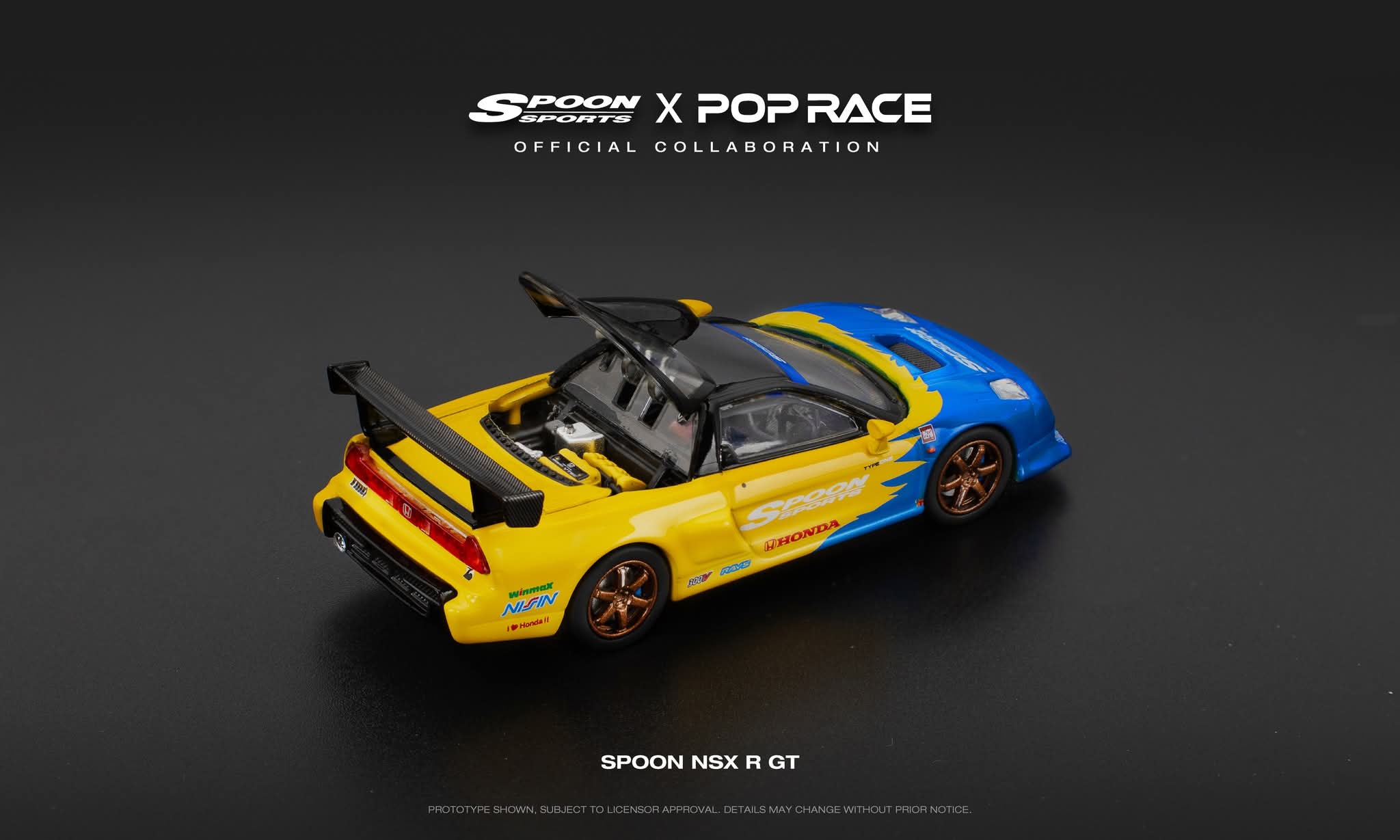 POP RACE 1/64 SPOON NSX R GT PR64-310 – Foundry Diecast
