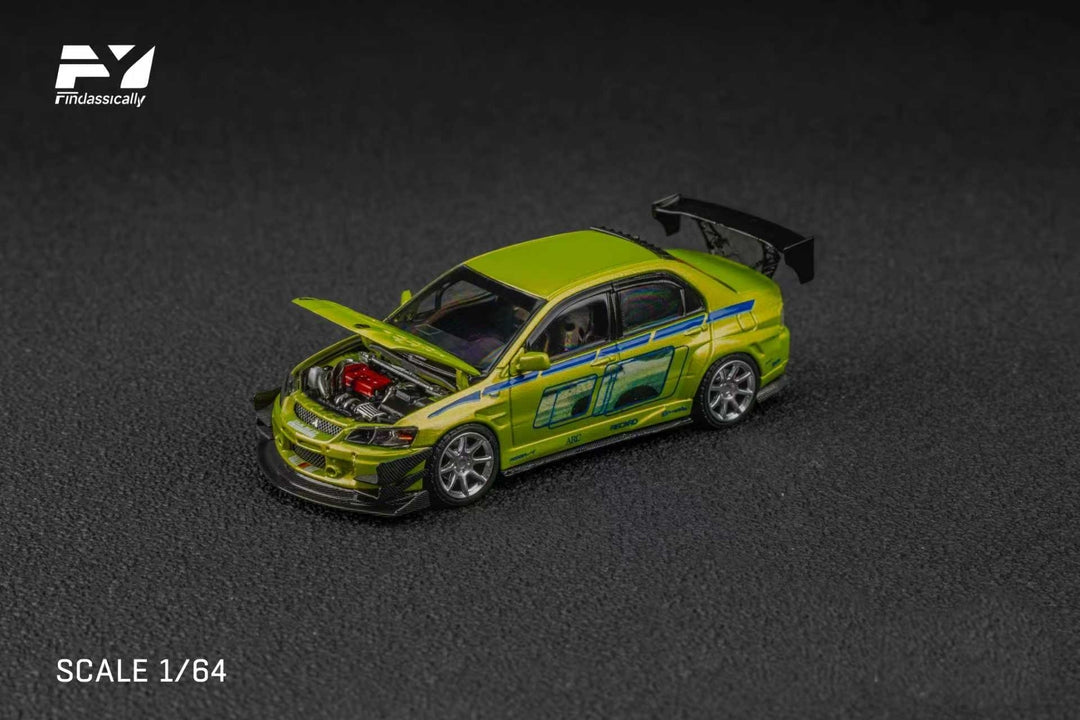 Findclassically 1/64 Mitsubishi 9th Generation Open Hood FNF 2 Brian Livery