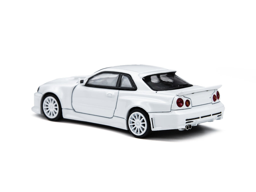 TimeMicro × PSC DESIGN
1:64 R34 "Smilodon" White Engineer Edition Realistic Alloy Car Model