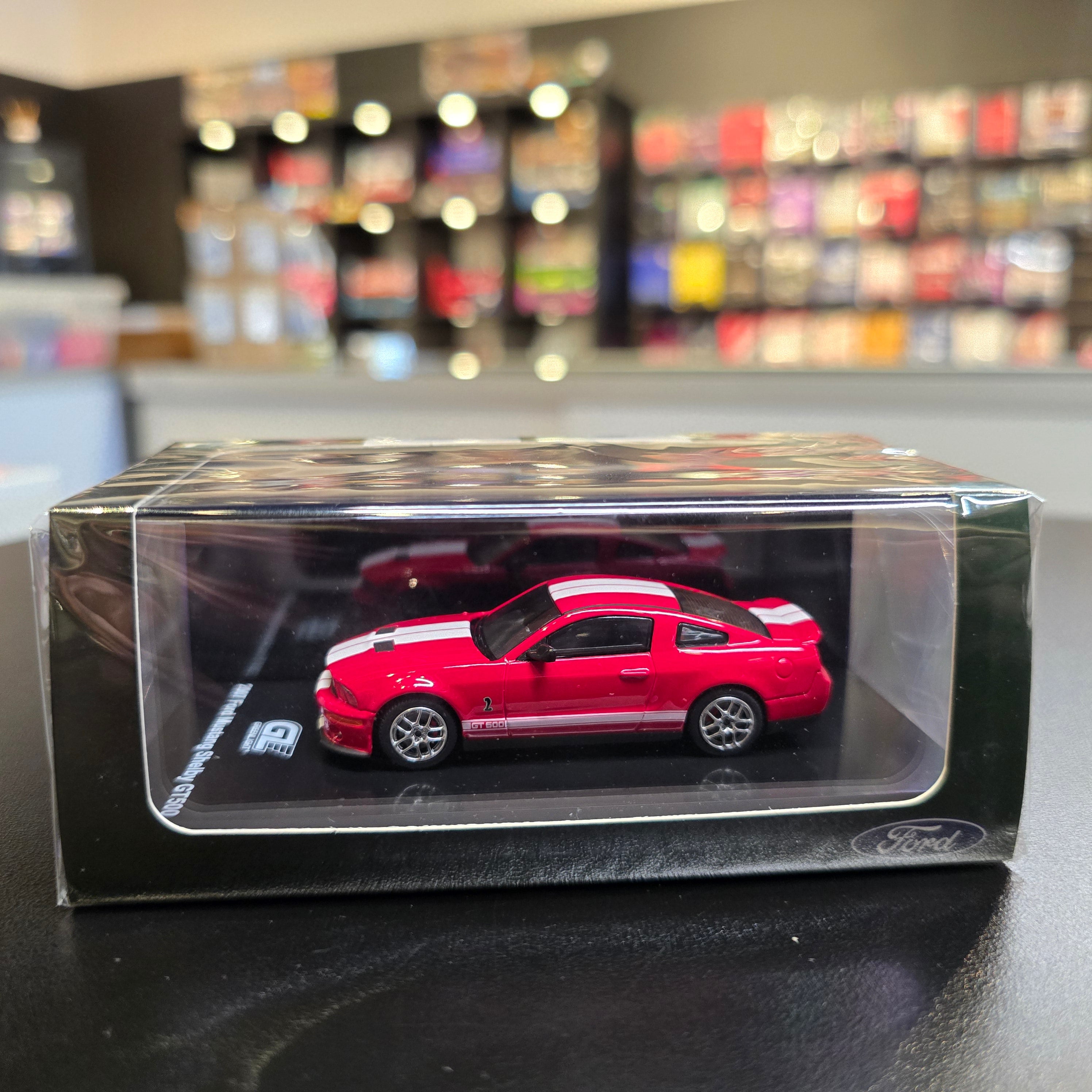 Motorhelix x Greenlight 1/64 Ford Mustang Shelby GT500 2007 RED GL-1251005A