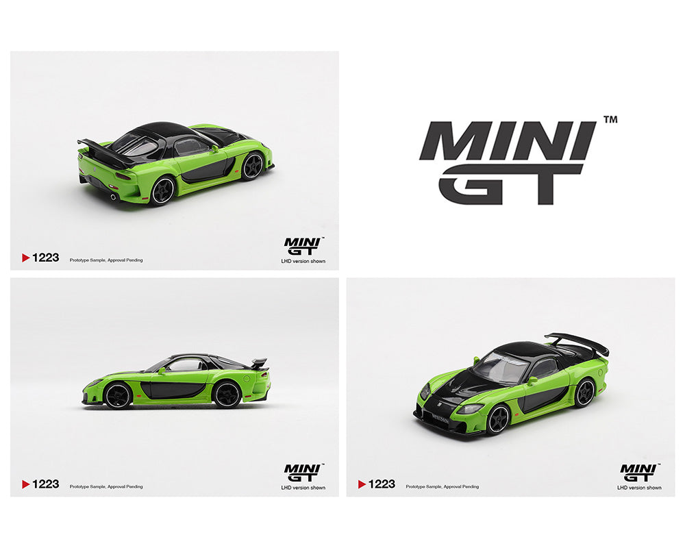 Mini GT 1:64 Mazda RX-7 VeilSide Fortune7- Green #1223
