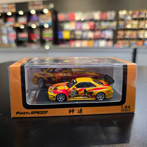 Fast Speed 1:64 Nissan Skyline GTR R34 NFS Anime