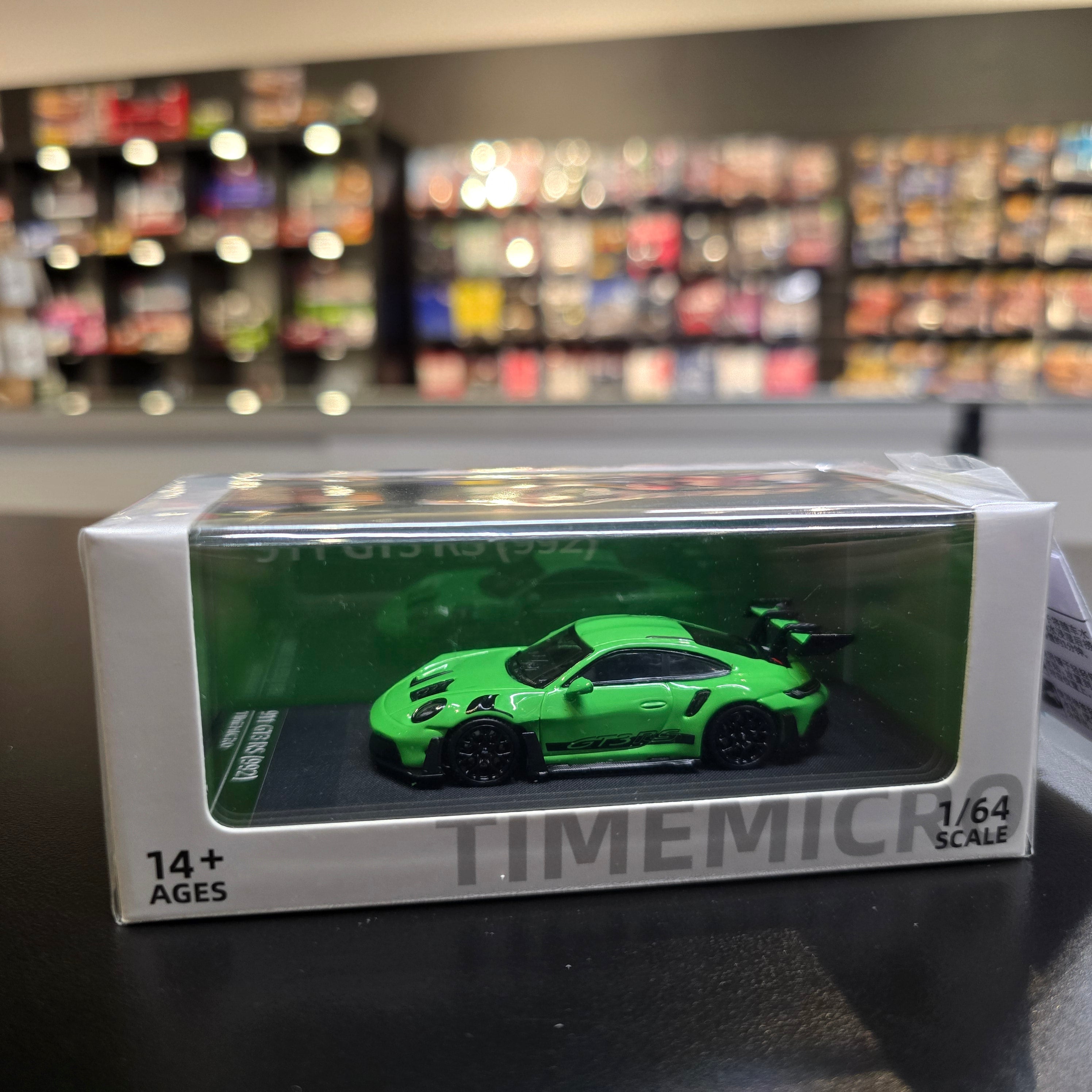 TimeMicro 1:64 Porsche 911 (992) GT3 RS Green