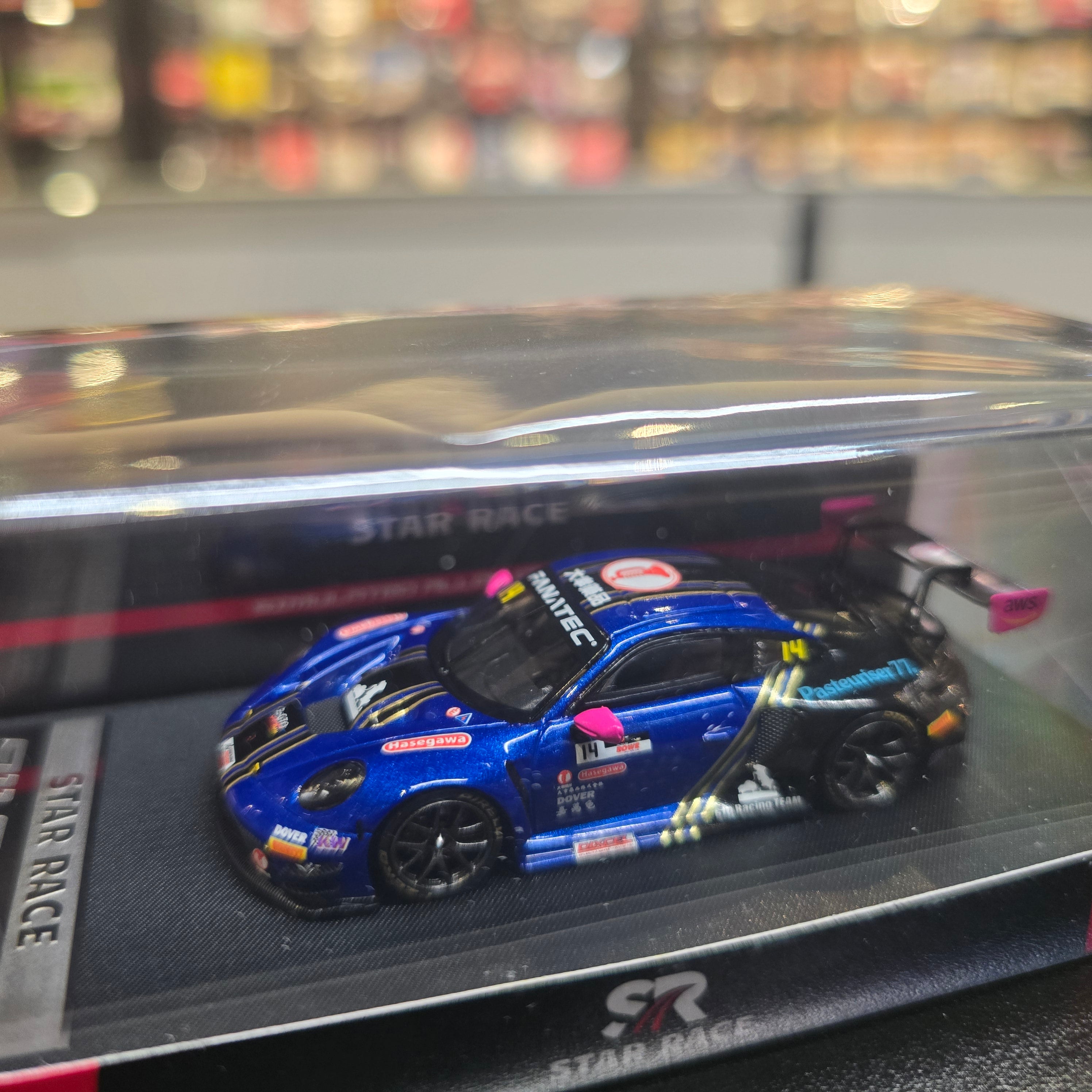 Star Race 1:64 STAR RACE Porsche 911 GT3 R Racing Car Finishings - Alloy Model