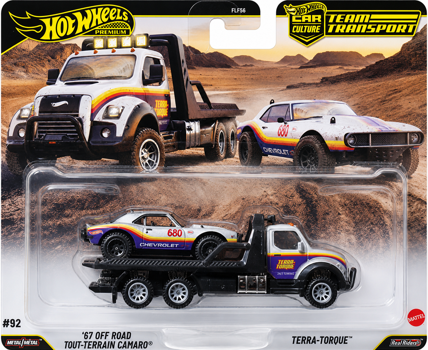 Hot Wheels Team Transport #92 67 Off Road Tout Terrain Camaro