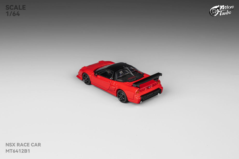 Micro Turbo - 1:64 Custom NSX Race Car - Classic Red MT6412B1