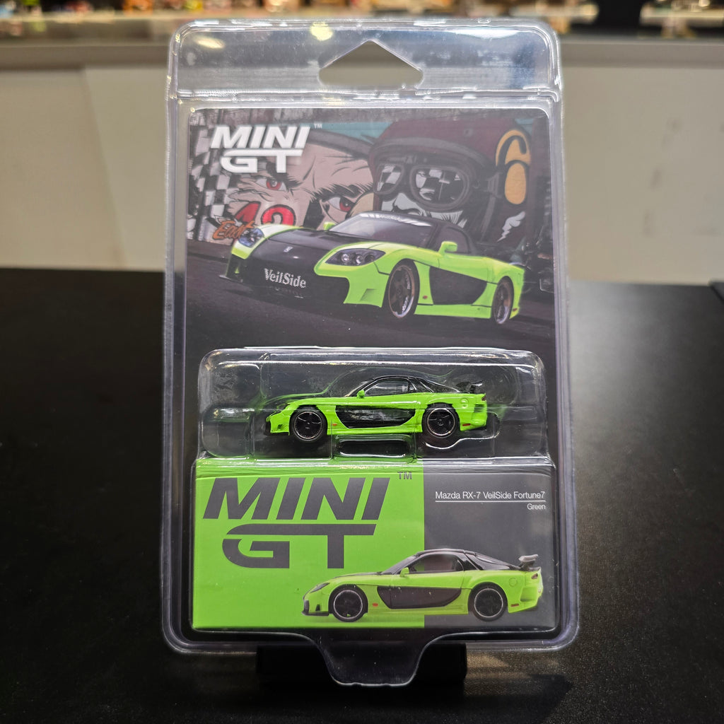 Mini GT 1:64 Mazda RX-7 VeilSide Fortune7- Green #1223