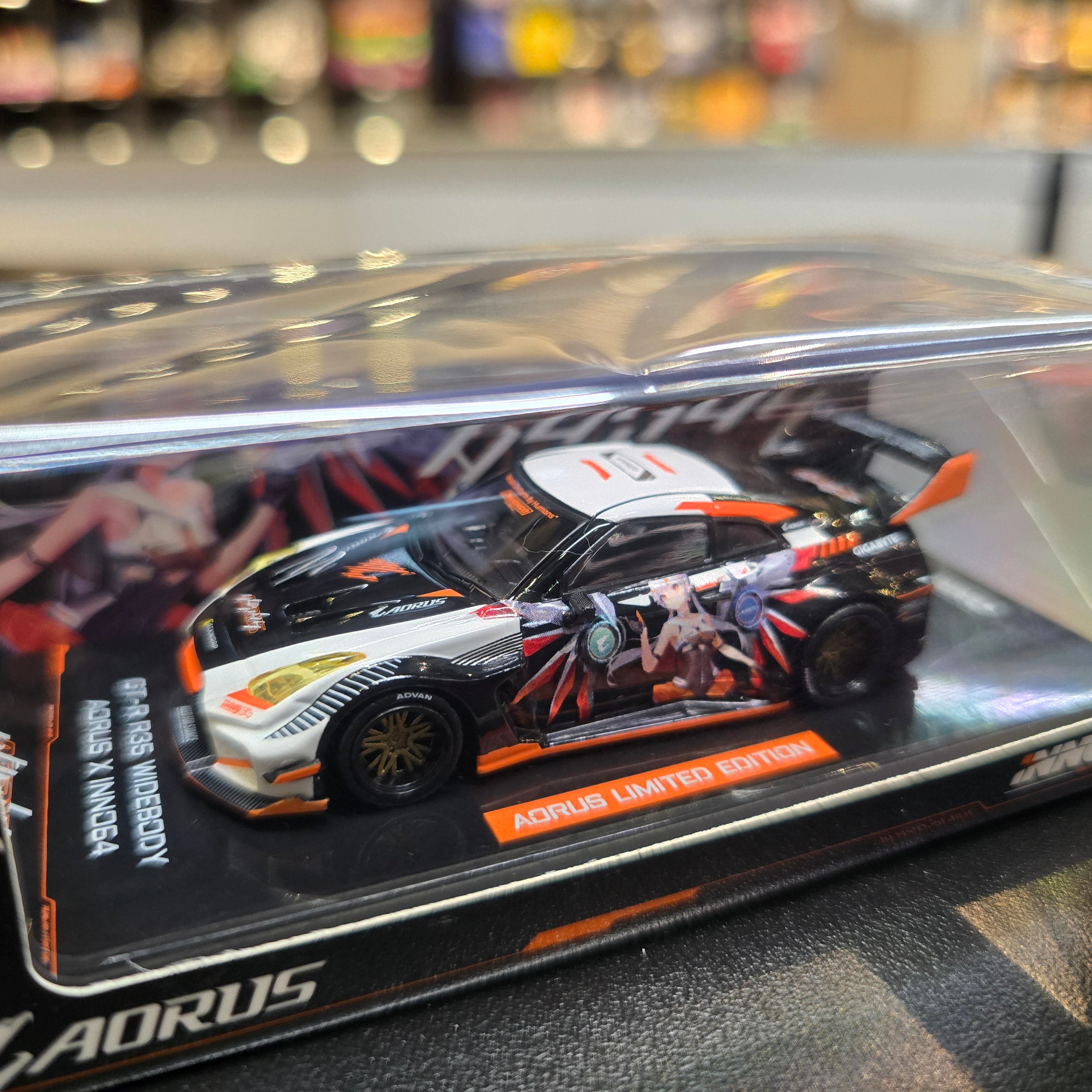 INNO64 1/64 GT-R R35 WIDEBODY AORUS X INNO64 Limited Edition IN64-R35LB-AORUS