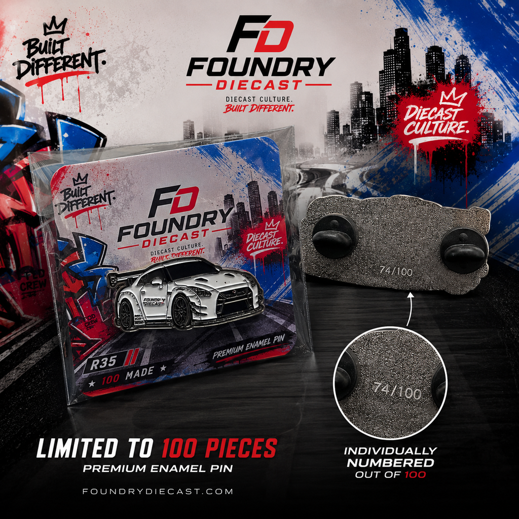 Foundry Diecast Limited Run Premium Enamel Pin