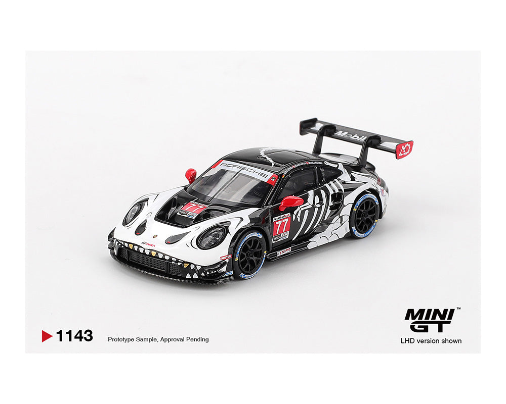 Mini GT 1:64 Porsche 911 GT3 R #77 AO Racing 2025 IMSA Petit Le Mans 1143