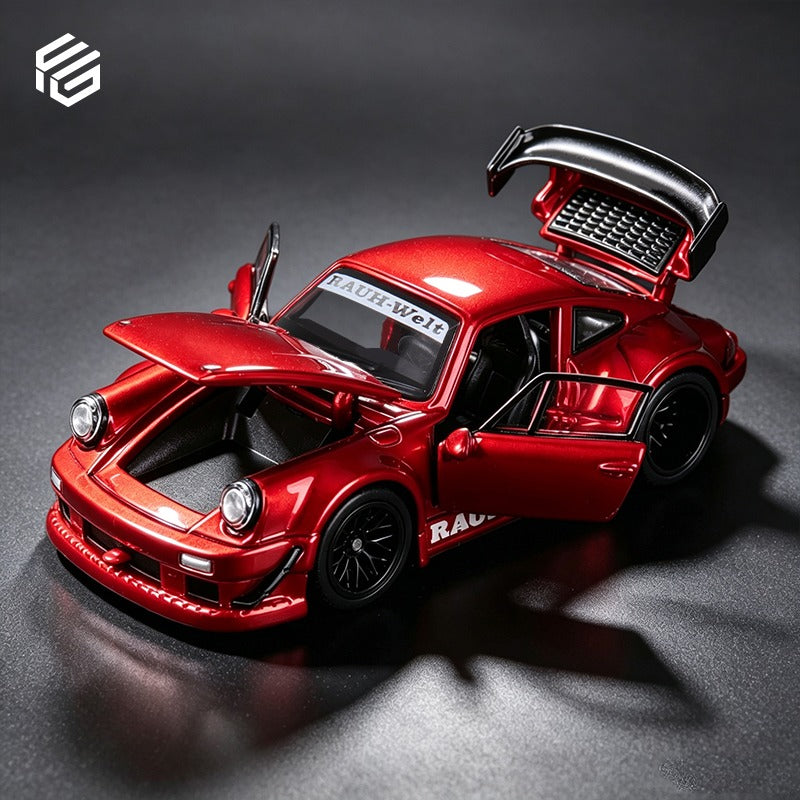 FG 1:64 RWB 930 Transparent Red Full Opening Parts