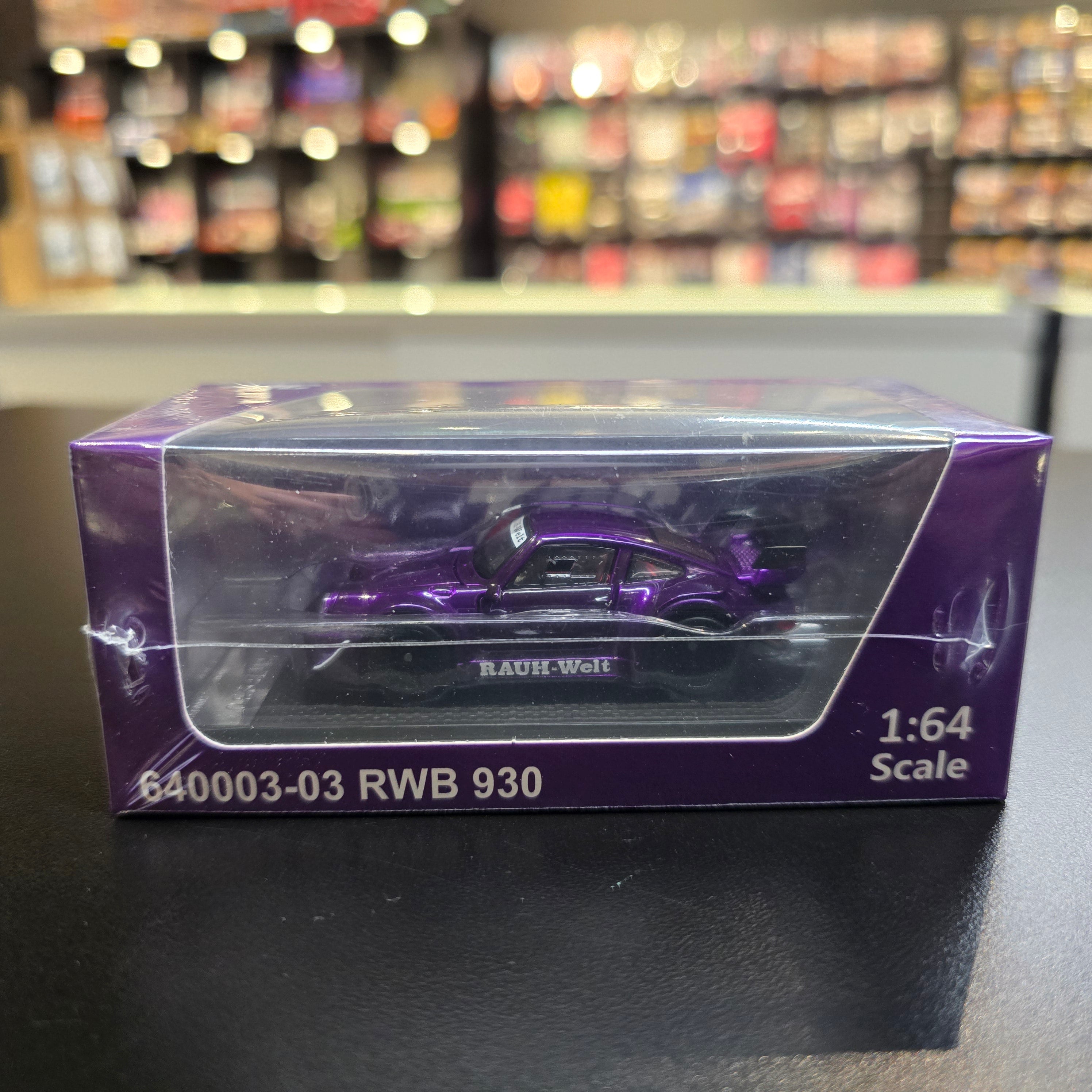 TPC FG RWB 930, Fully Opening parts Diecast Model 1:64 Purple