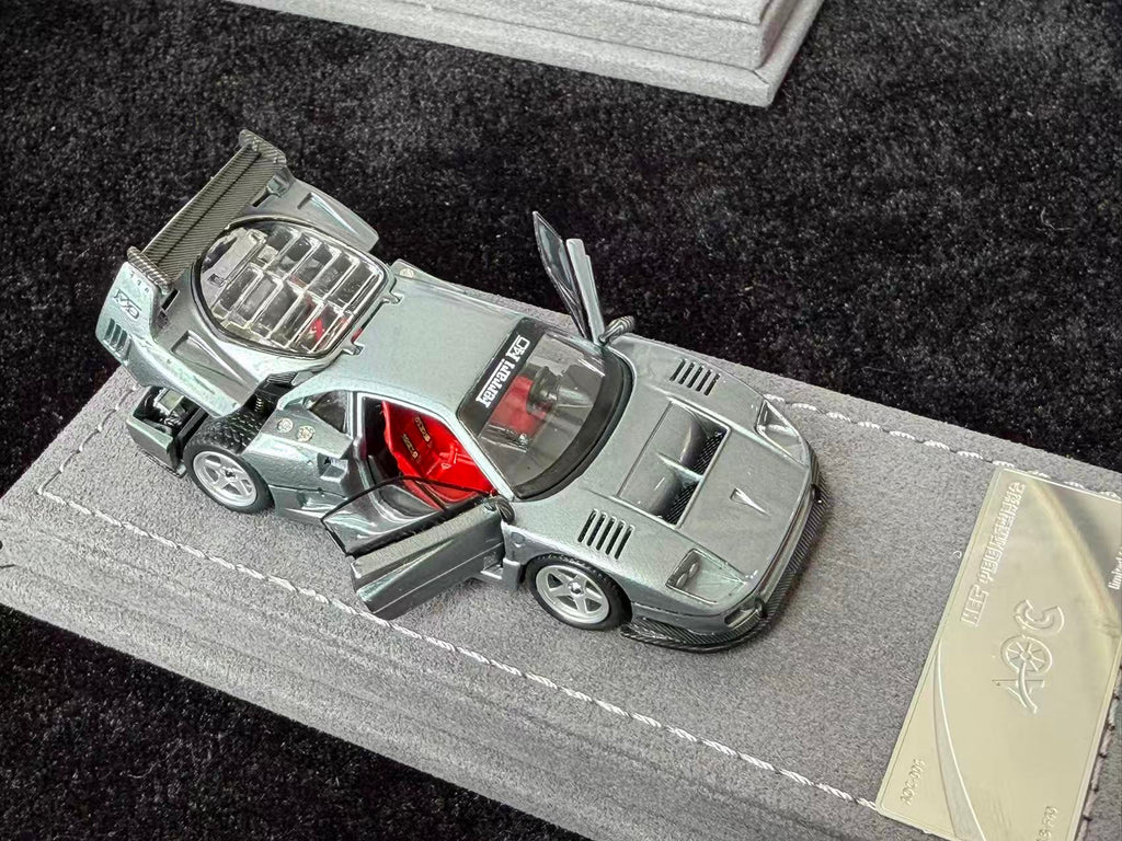 AOC 1:64 Ferarri F40 Silver Grey HEC Event Exclusive 2026 Resin