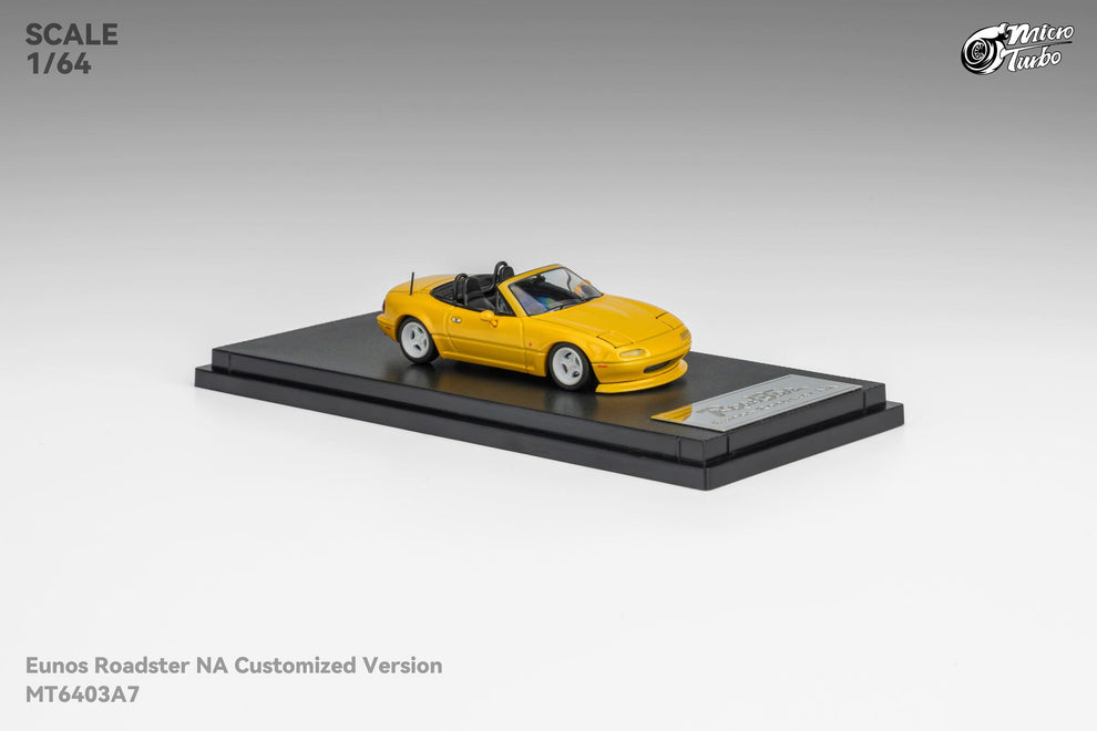 Micro Turbo 1:64 Custom MX5 - Metallic Yellow MT6403A7