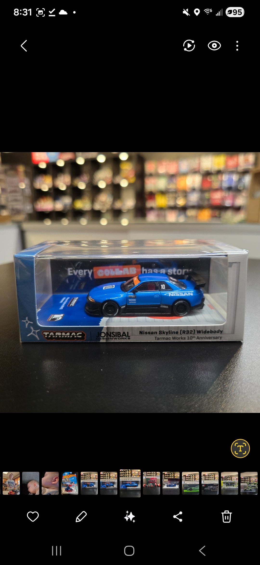 Tarmac Works 1:64 Nissan Skyline (R32) Widebody Designed by Jon Sibal Tarmac Works 10th Anniversary Limited Edition