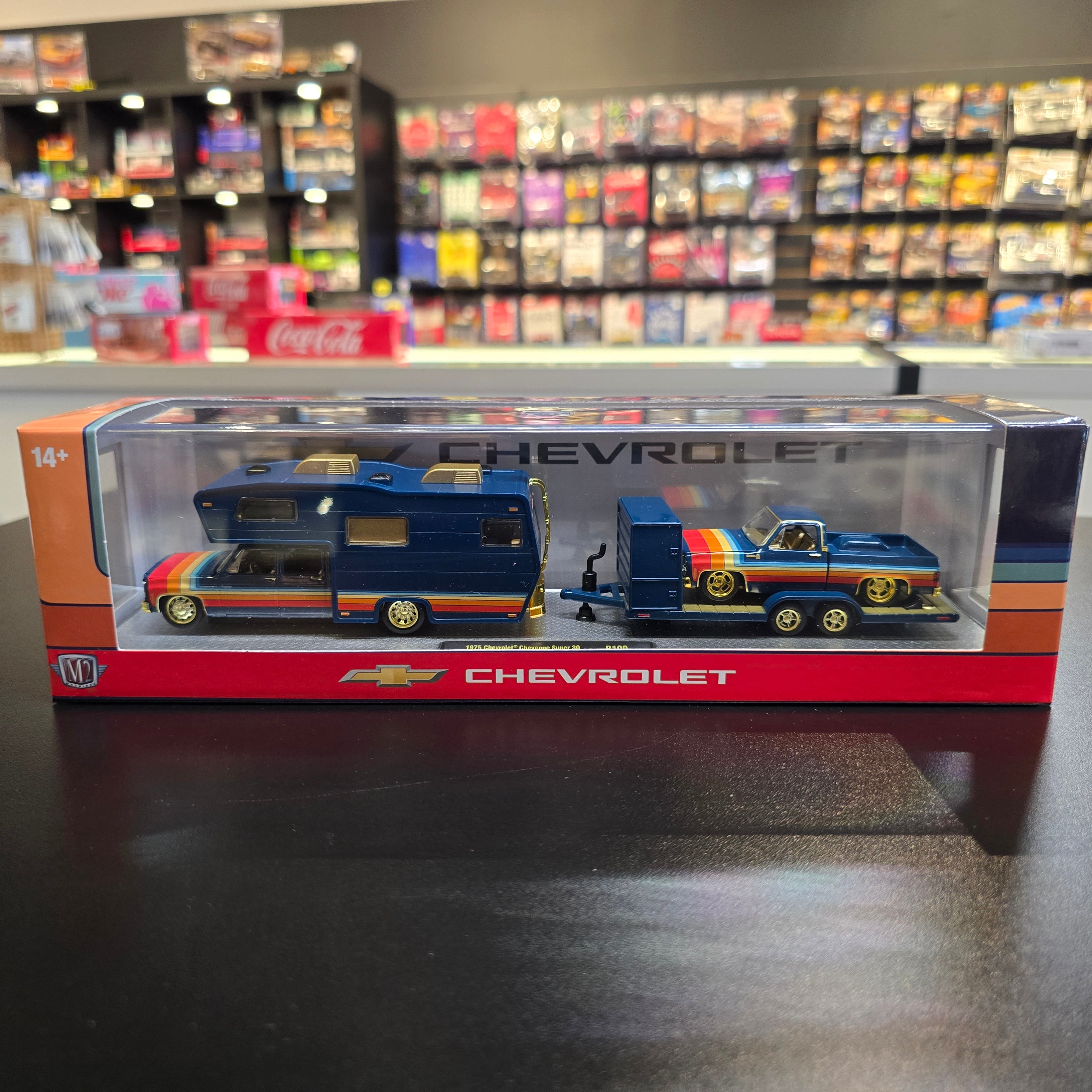 *Chase* M2 Machines 1:64 Auto-Haulers Release 100 Assortment 1975 Chevrolet Cheyenne Super 30 & 1978 Chevrolet C10 Silverado