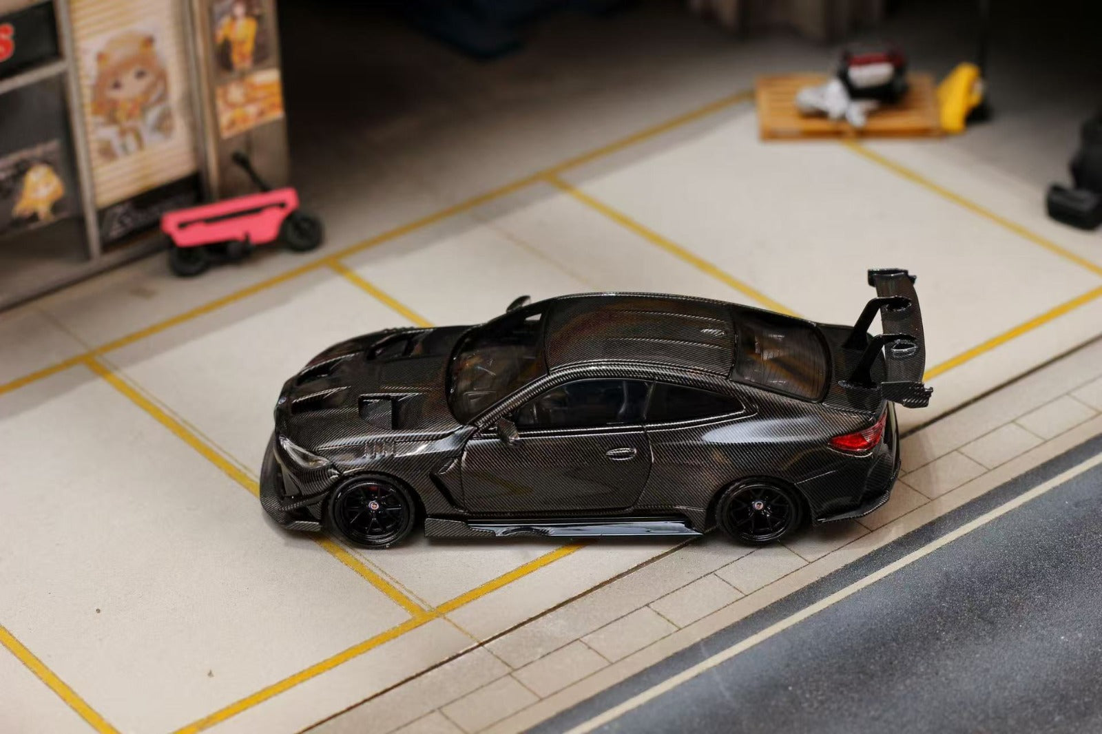 Street Warrior M4 Flossman Full Widebody Full Carbon Fiber TMCS Show Edition
