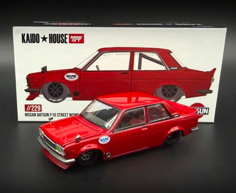 Kaido House 1:64 Datsun 510 Street Nismo V3 – Red #229