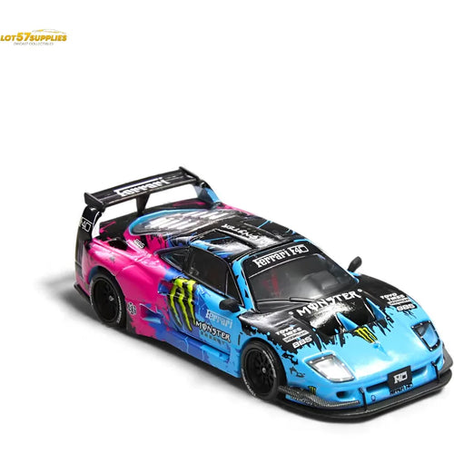 Demon King Auto 1:64 Super Car F40 LBWK Monster Livery