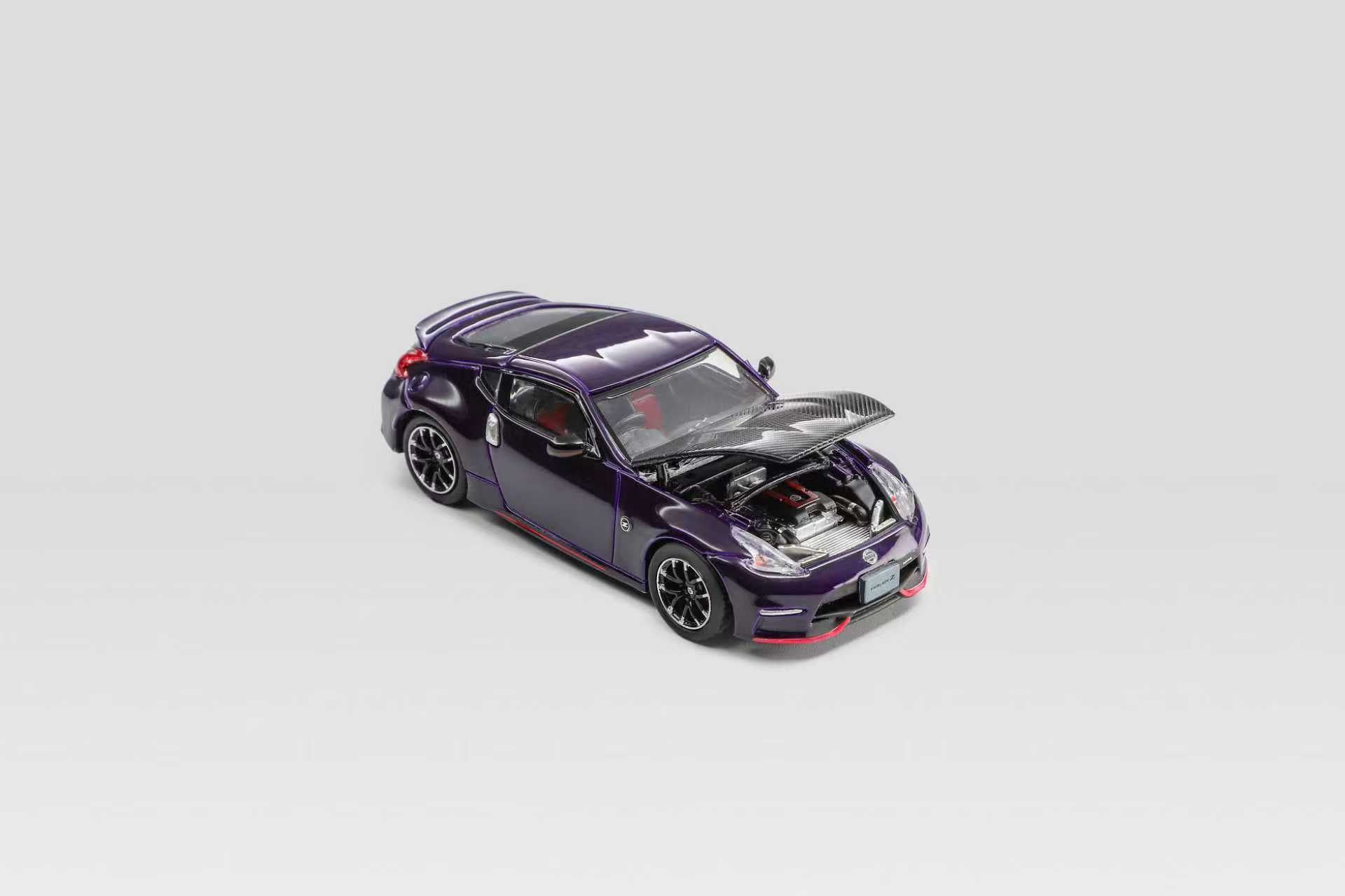 Fuji 1/64 Fairlady Z 370Z Nismo Version Purple Carbon Cover