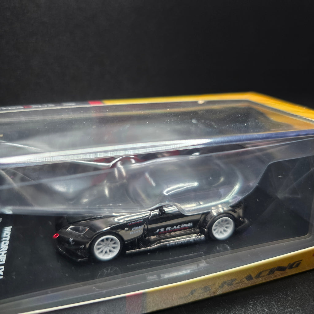 Motorhelix 1/64 Honda S2000 J's racing Customized Black Chrome