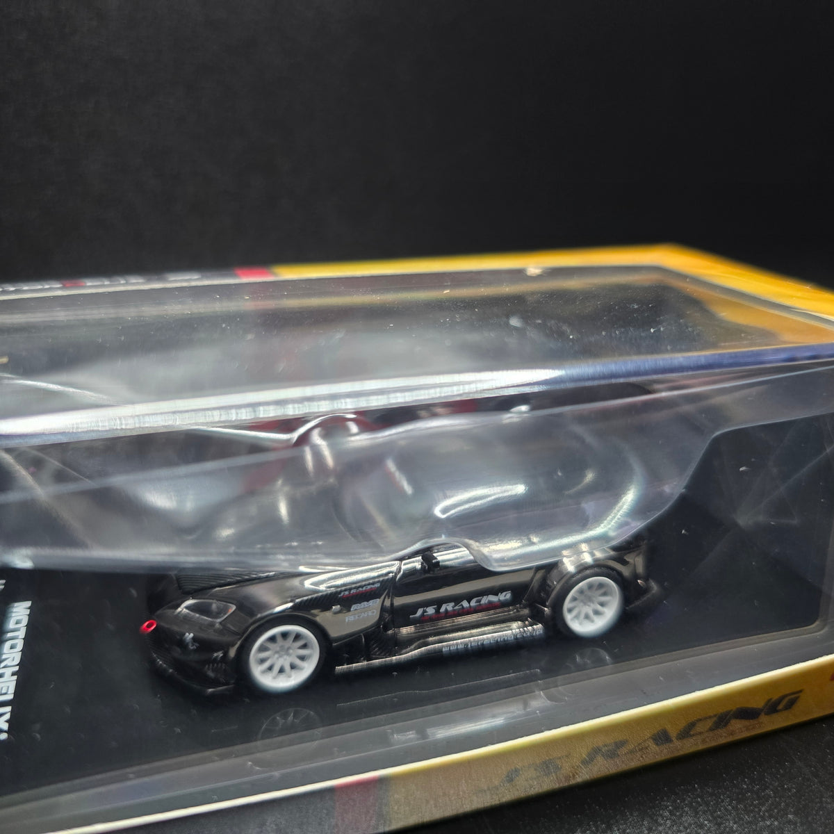 Motorhelix 1/64 Honda S2000 J's racing Customized Black Chrome