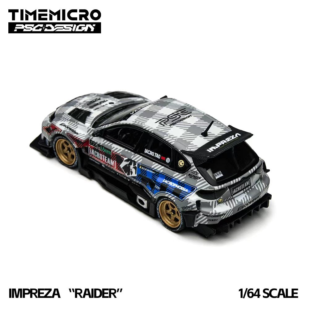 TimeMicro × PSC DESIGN 1:64 Subaru IMPREZA "RAIDER" TM648302