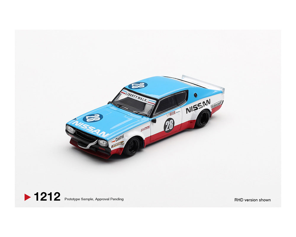 Mini GT 1:64 Nissan Skyline Kenmeri Liberty Walk Nissan Racing ’75 concept #1212
