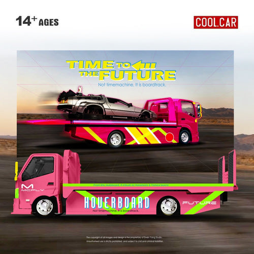 Coolcar 1:64 H300 Car Transport Hauler Back to the Future Hoverboard Livery