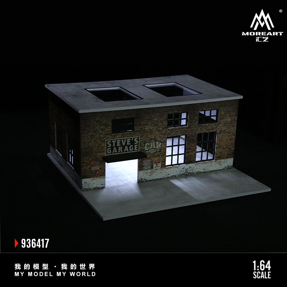 Moreart Steve Garage Building Diorama