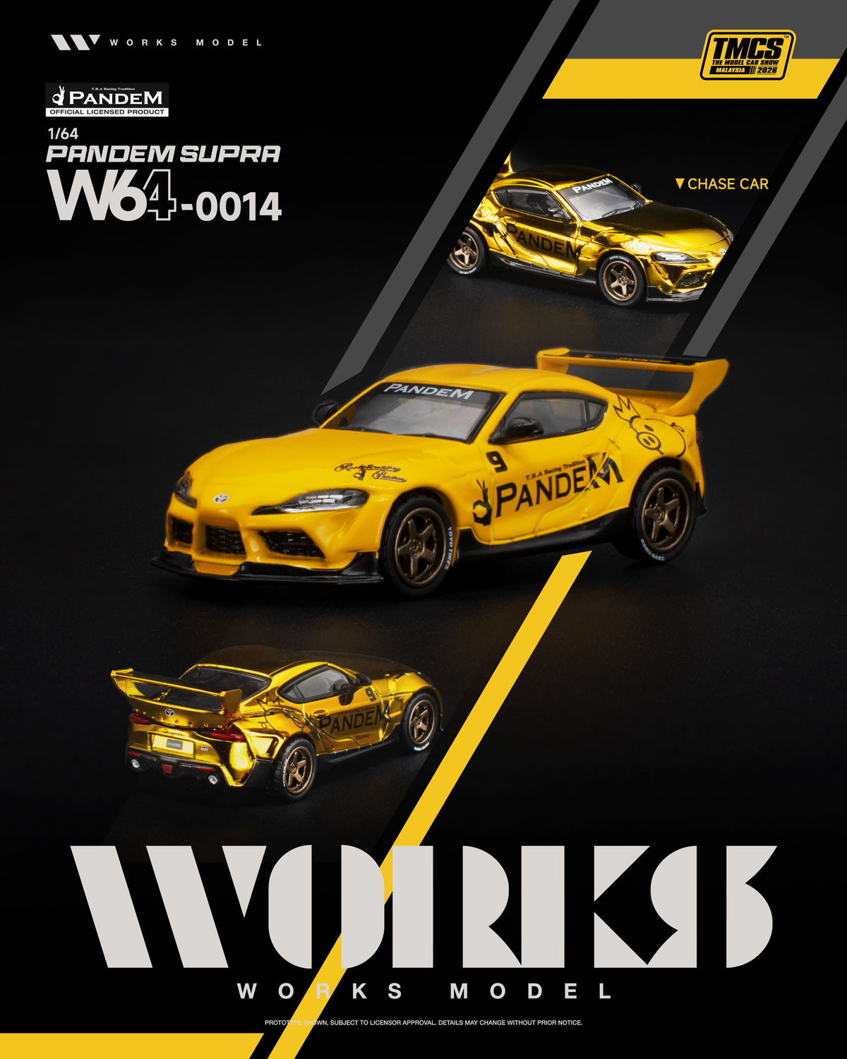 WORKS 1/64 PANDEM Supra TMCS Malaysia 2026 Special Edition W640014