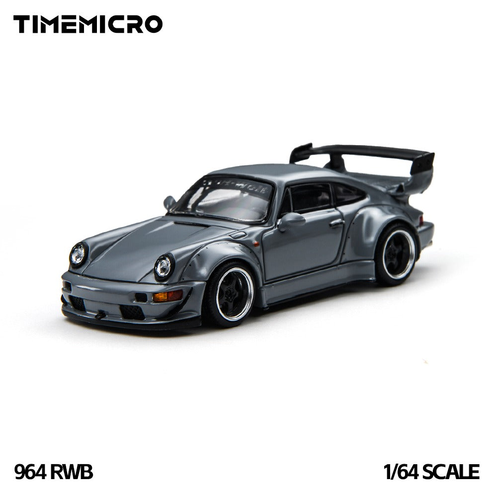 TimeMicro 1:64 RWB 964 Grey Diecast Model
