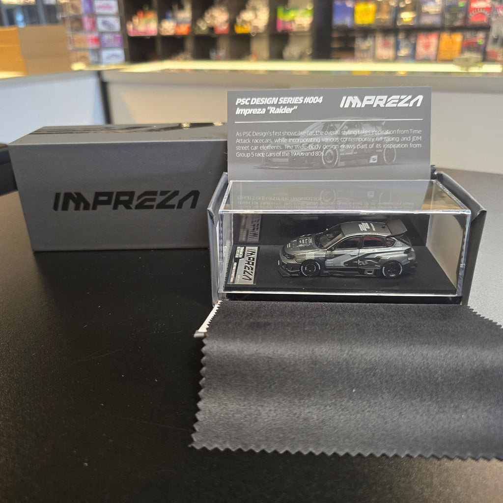 TimeMicro × PSC DESIGN
1:64 Impreza "Raider“ of the gray stripe painted replica car model