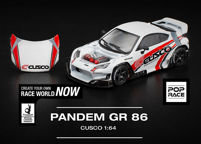 POP RACE 1/64 PANDEM GR86 - CUSCO PR640337
