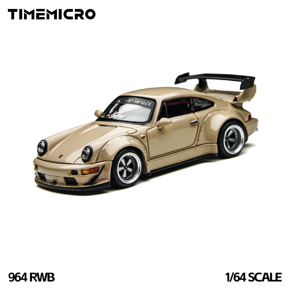 TimeMicro 1:64 RWB 964 Light Brown Alloy Car Model