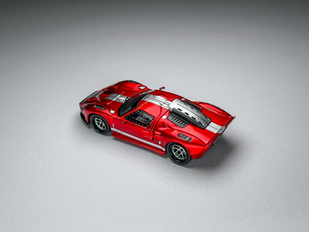 Rhino Model RM 1/64 Ford GT40 Engine Hood Magnetic Cover Diecast model Red