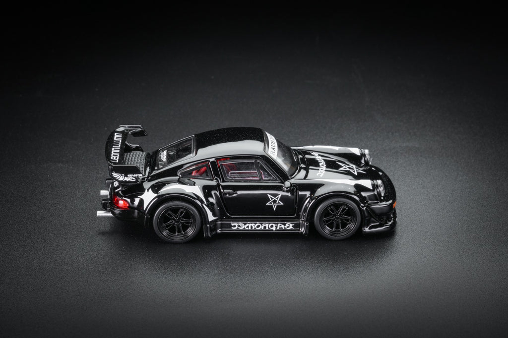 FG 1/64 Porsche RWB 930 Alloy Model Black Devil