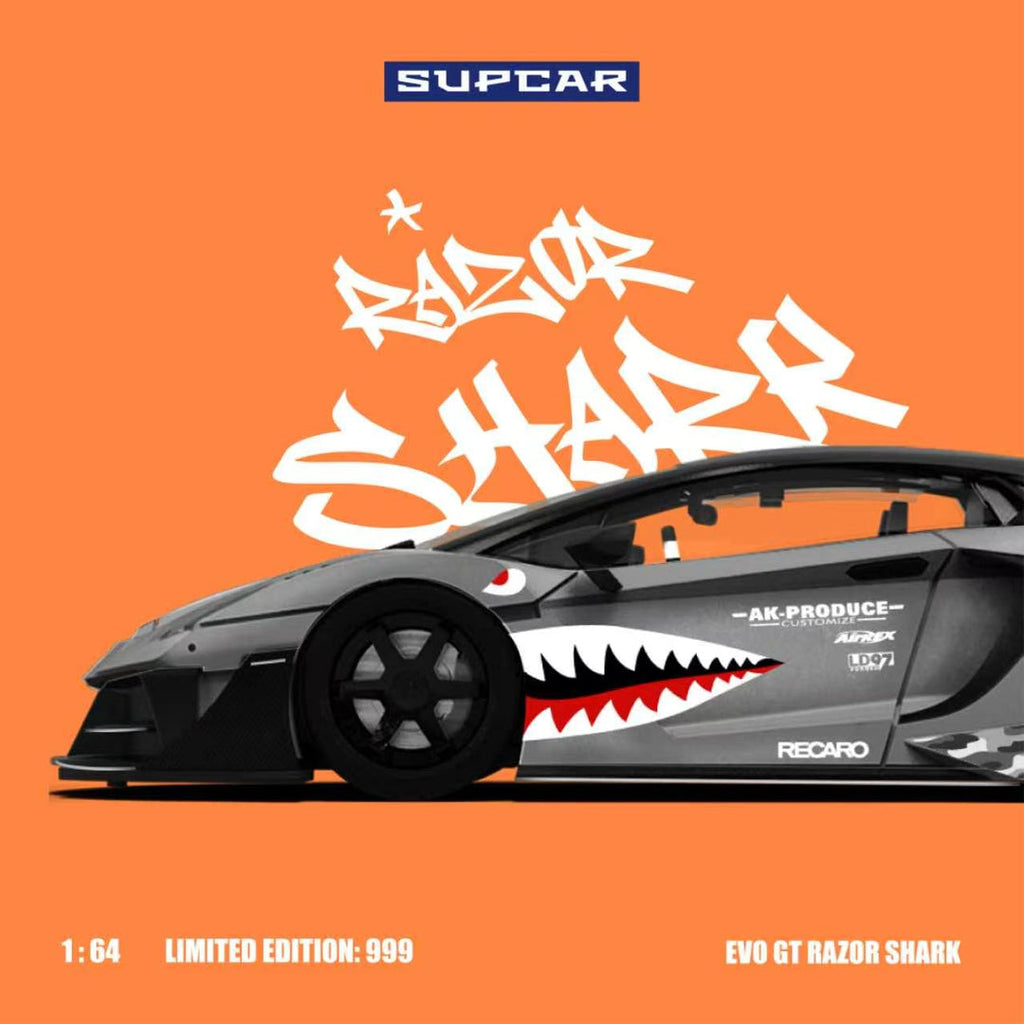 SUPCAR 1:64 Lamborghini GTEVO Shark Mouth Livery SC643834