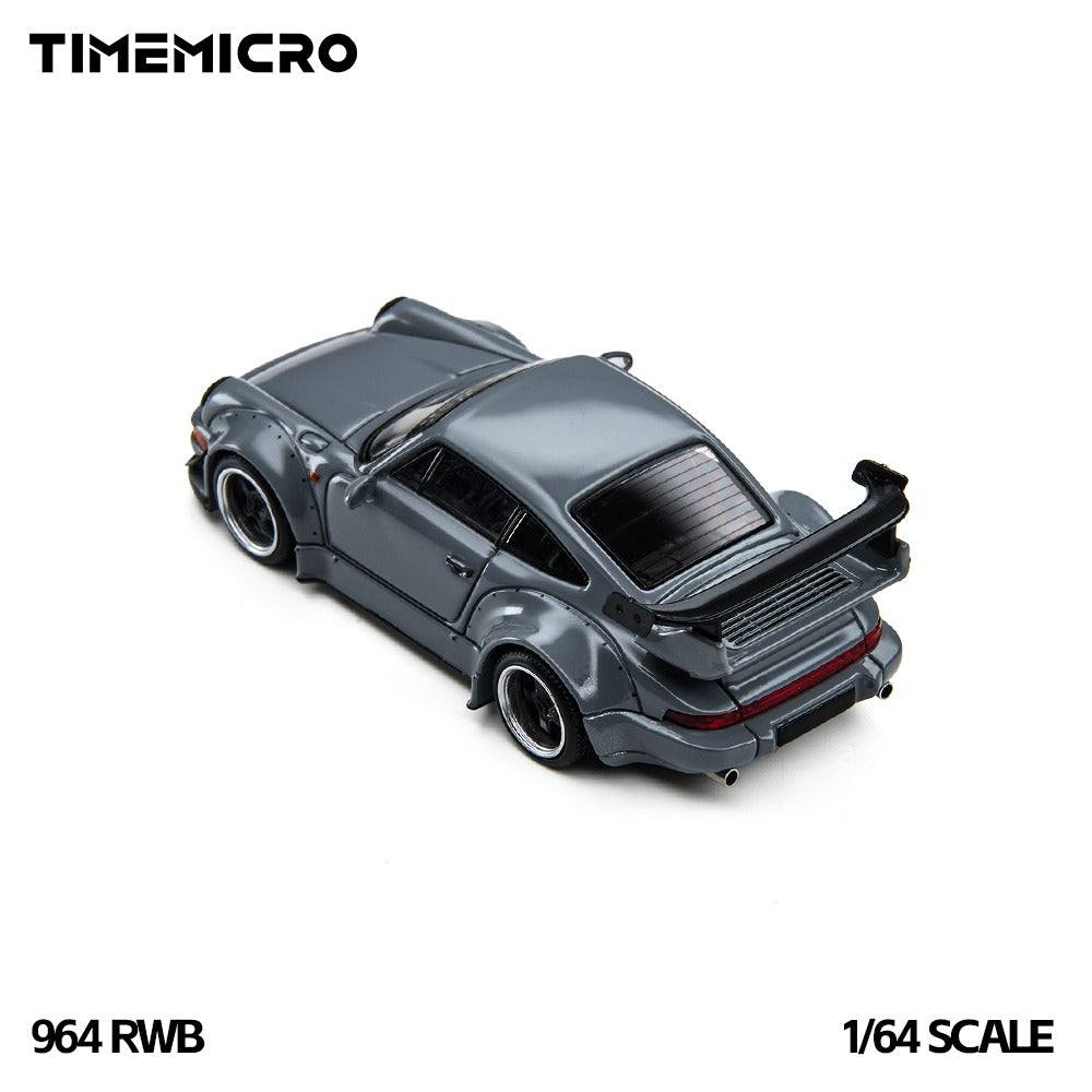 TimeMicro 1:64 RWB 964 Grey Diecast Model