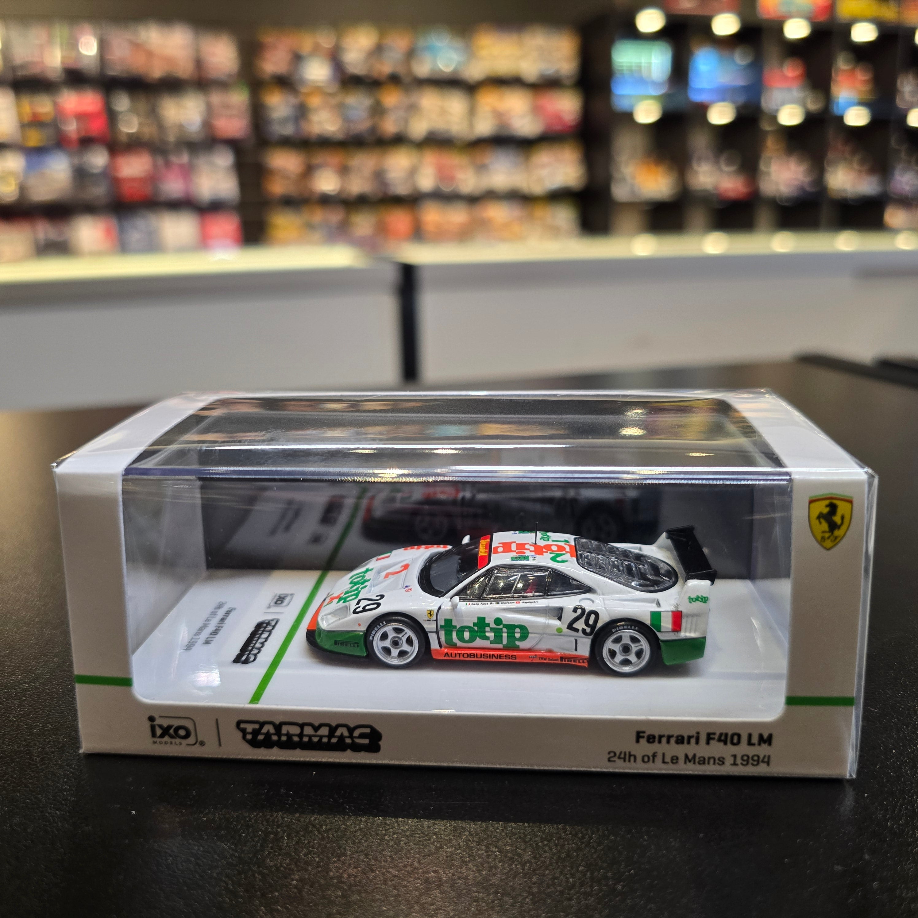 Tarmac Works 1:64 Ferrari F40 LM 24h of Le Mans 1994