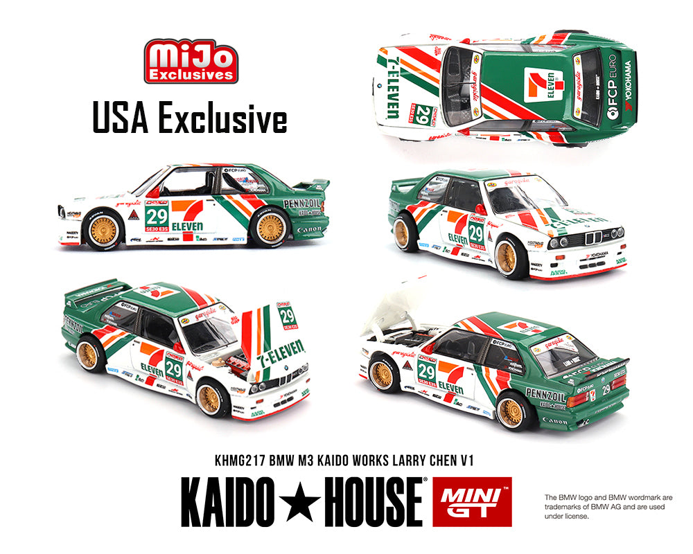 Kaido House 1:64 BMW M3 Kaido Works Larry Chen V1 – USA Exclusive #217