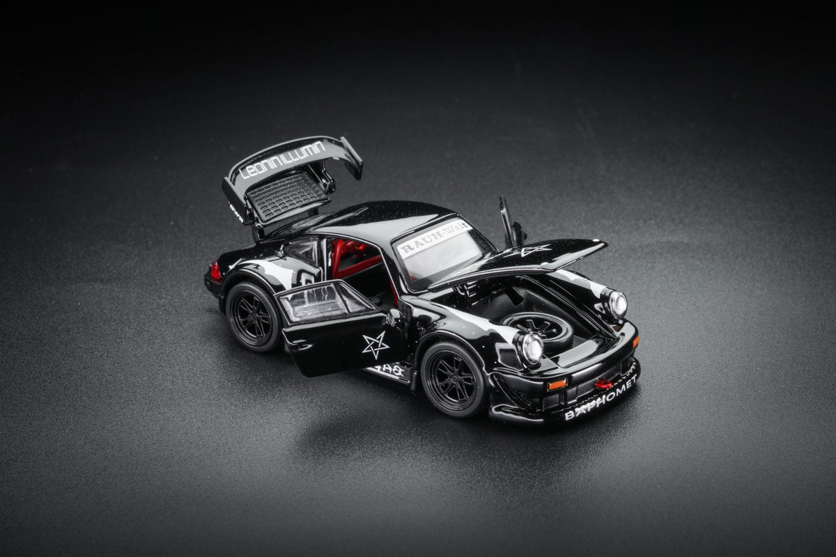 FG 1/64 Porsche RWB 930 Alloy Model Black Devil
