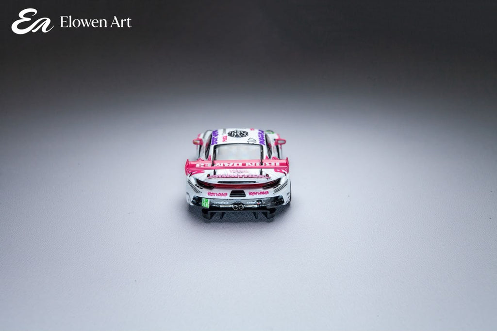 Elowen Art 1:64 Porsche 911 GT3 Diecast Model Iron Dames #85