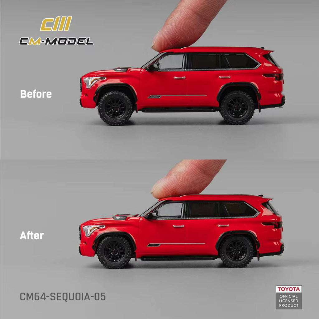 CM Model 1:64 Toyota Sequoia Red CM64-SEQUOIA-05