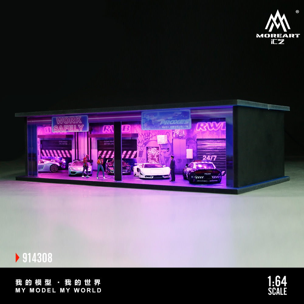 MoreArt 1:64 Cyberpunk Series 06 Scene Diorama